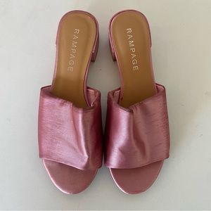 Vintage 90s Blush Pink Rampage Sandals